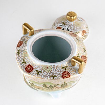 画像6: 錦春景図 香炉(木箱入)