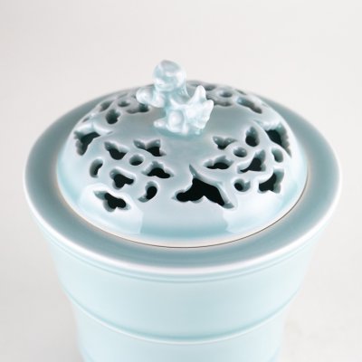 画像5: 梅濃唐草 （赤）茶碗