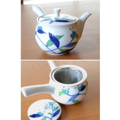 画像2: 花紀行つゆ草 U急須茶器揃（化粧箱入）