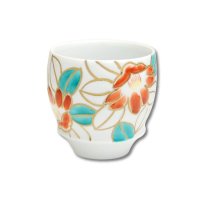 金彩椿（丸型）日本酒グラス SAKE GLASS