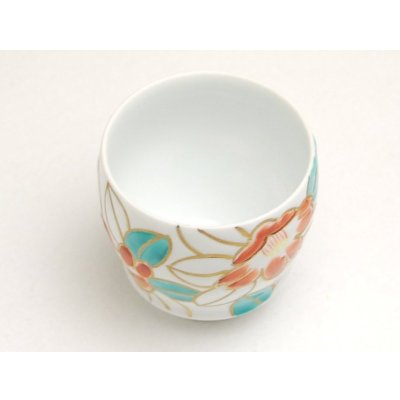 画像2: 金彩椿（丸型）日本酒グラス SAKE GLASS