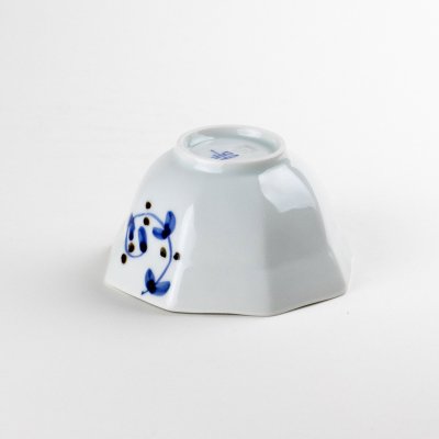 画像6: 染付サビ唐草 八角小付(小)