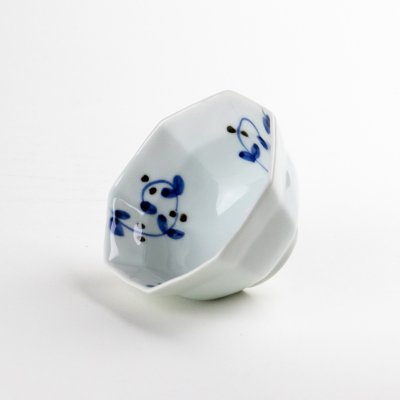 画像7: 染付サビ唐草 八角小付(小)