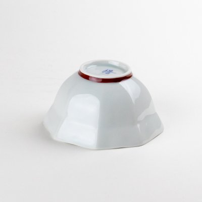 画像5: 赤花つなぎ 八角小付(小)