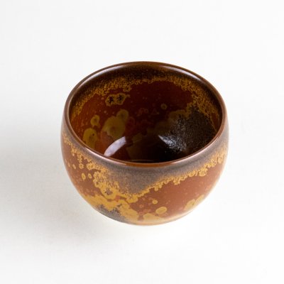 画像3: 金花紋 ぐい飲み(馬場真右エ門窯 / 木箱入)