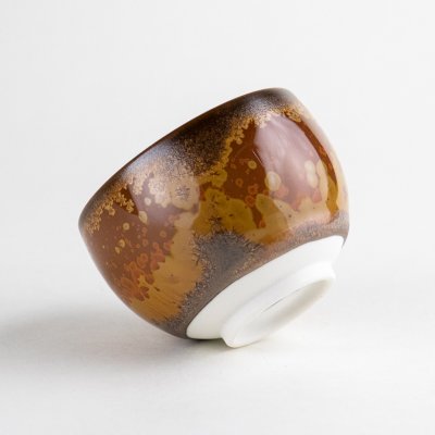 画像4: 金花紋 ぐい飲み(馬場真右エ門窯 / 木箱入)