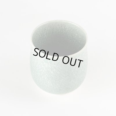 画像3: うぐいす釉 （大）湯呑（馬場真右エ門窯/木箱付）