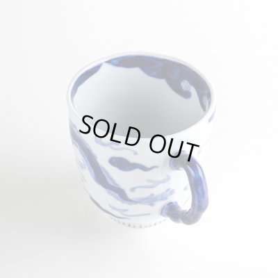 画像4: 雲龍（青）マグカップ