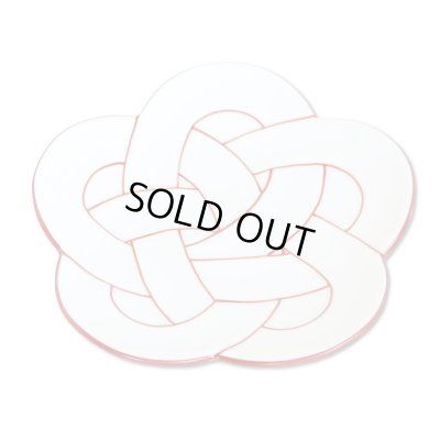 朱線梅むすび 銘々皿