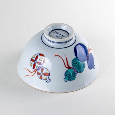 画像4: 【名入れ・名前入り】鍋島六瓢(青) 茶碗