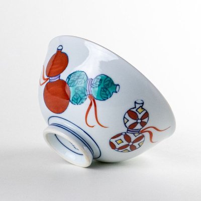 画像5: 【名入れ・名前入り】鍋島六瓢(赤) 茶碗