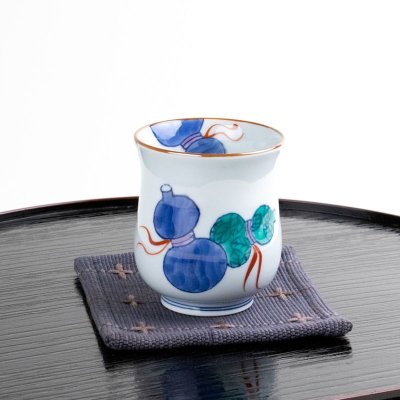 画像8: 鍋島六瓢(青) 湯呑