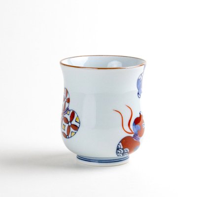 画像3: 【名入れ・名前入り】鍋島六瓢(赤) 湯呑