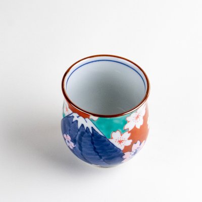 画像4: 【名入れ・名前入り】鍋島富士(青富士) 湯呑