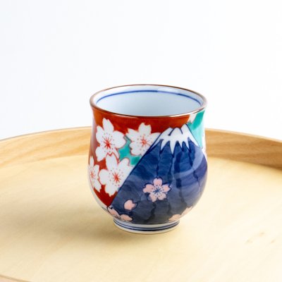 画像6: 【名入れ・名前入り】鍋島富士(青富士) 湯呑