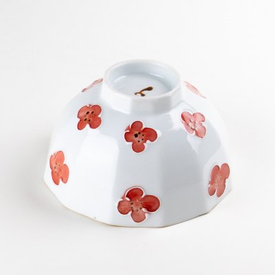 画像6: 一珍小花(赤) 茶碗