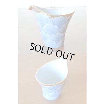 画像3: 金濃牡丹 片口半酒器セット（木箱入）