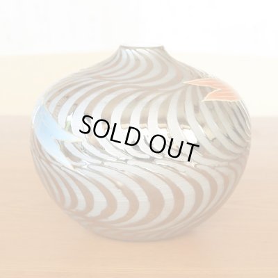 画像3: プラチナ流水 鯉絵 小壷 藤井錦彩 作