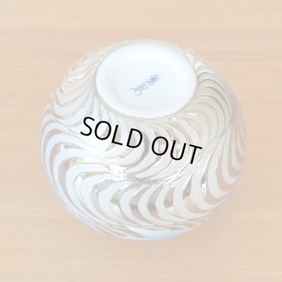 画像5: プラチナ流水 鯉絵 小壷 藤井錦彩 作