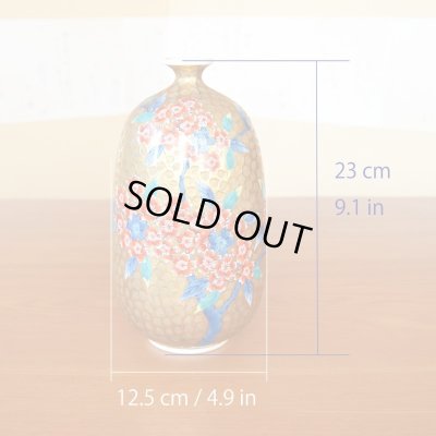 画像6: 黄金桜絵 小壷 藤井錦彩 作