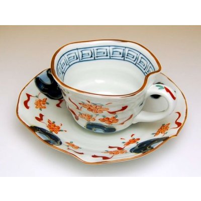 画像3: 花万暦 たっぷりコーヒー碗皿