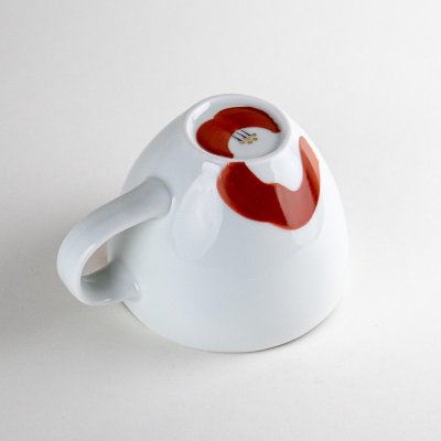 画像5: 【名入れ・名前入り】思い花 (赤)マグカップ