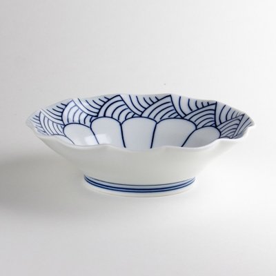 画像3: 菊割青海波 12.5cm深皿