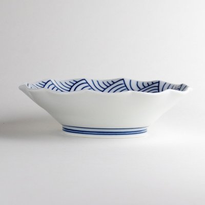 画像4: 菊割青海波 12.5cm深皿