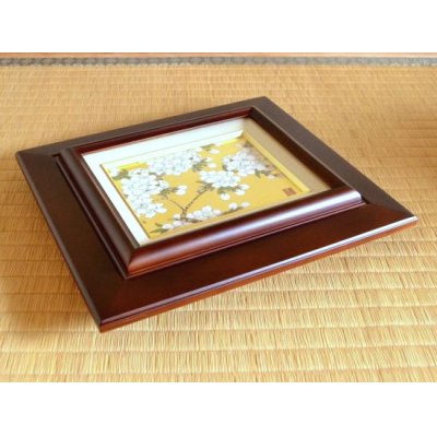 画像3: 金襴手（金箔）桜（大）陶額