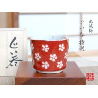 赤濃梅 ぐい飲み（木箱入）