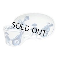 人力車 コーヒー碗皿