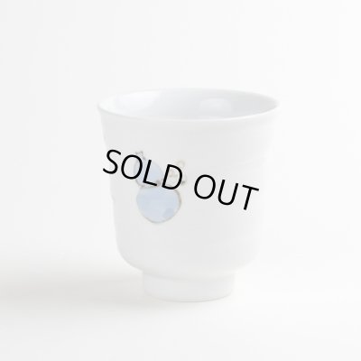 画像3: 【名入れ・名前入り】花六瓢(青)湯呑