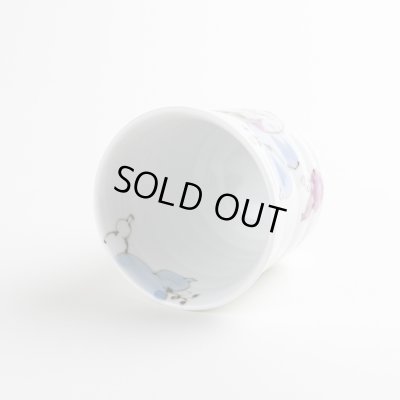 画像6: 【名入れ・名前入り】花六瓢(青)湯呑