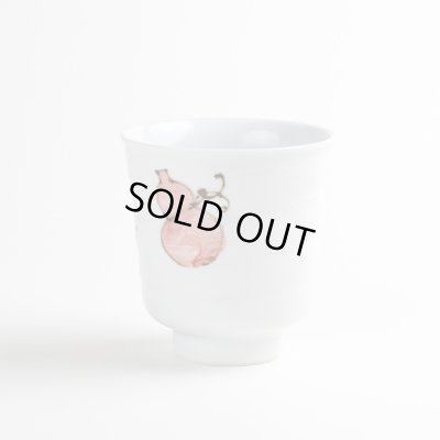 画像3: 【名入れ・名前入り】花六瓢(赤)湯呑