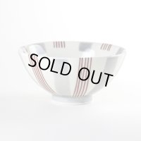 いなせ（赤）茶碗