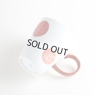 画像5: 二彩丸紋(赤) マグカップ