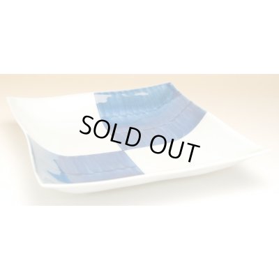 市松 ８寸角浅鉢