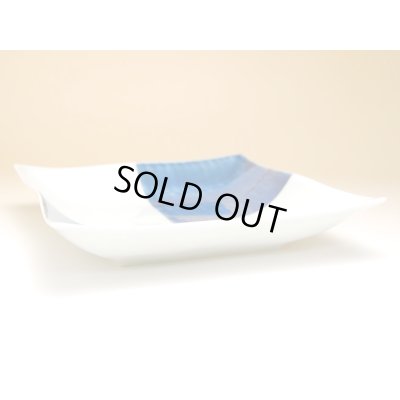 画像2: 市松 ８寸角浅鉢