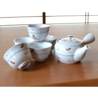 あかね草 M小急須茶器揃（化粧箱入）