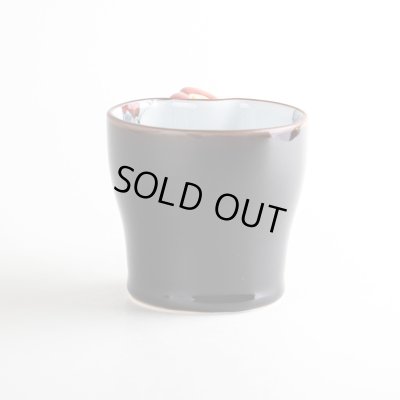 画像3: 【名入れ・名前入り】花絵蒔（赤） マグカップ