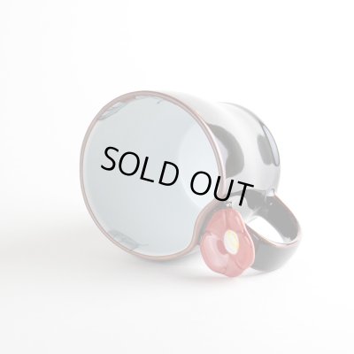 画像5: 【名入れ・名前入り】花絵蒔（赤） マグカップ