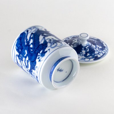 画像5: 富龍(特大)蓋付湯呑 ※寿司湯のみ並にかなり大きいです