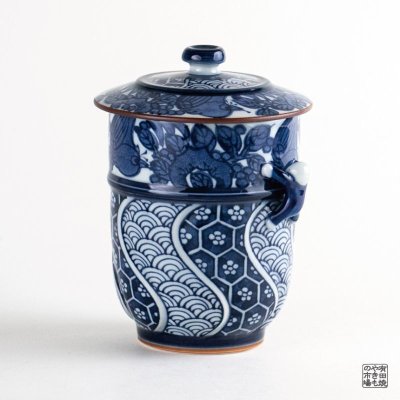 有田焼 寿峰 蓋付き湯呑 蓋付きお茶碗