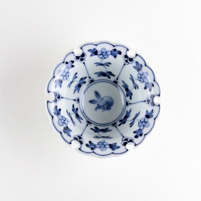 画像4: 割草花兎紋 小付