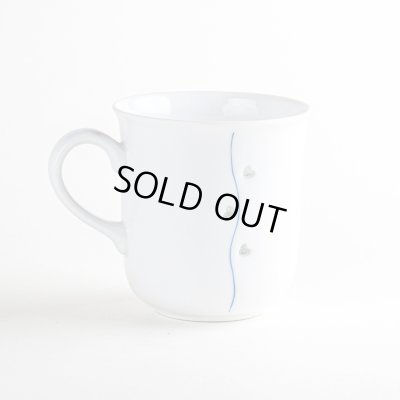 画像2: 水晶彫ハートライン（青） マグカップ