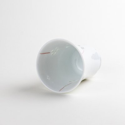 画像5: 水晶彫花あそび(赤)湯呑