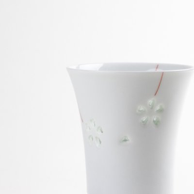 画像6: 水晶彫花あそび(赤)湯呑