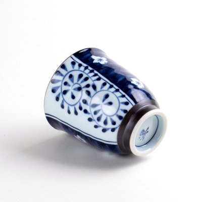 画像4: 梅濃唐草 (青)湯呑