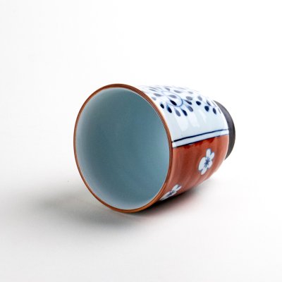 画像5: 梅濃唐草 (赤)湯呑