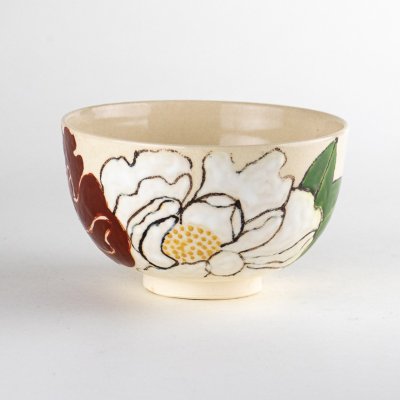 画像3: 切子牡丹 抹茶碗(木箱入)